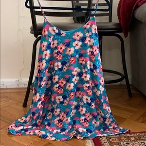 Floral shift dress